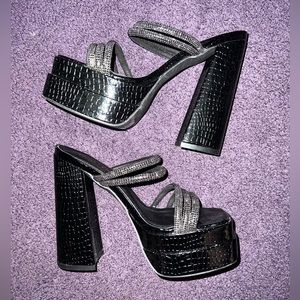 Chase+Chloe Embellished Multi Strap Sandal